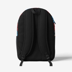 Spiderman gedruckt bunter trendiger Rucksack | Schulanfang Bild 7