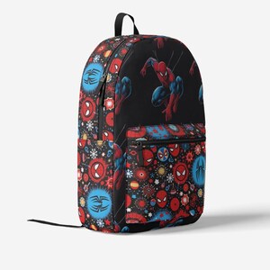 Spiderman gedruckt bunter trendiger Rucksack | Schulanfang Bild 4