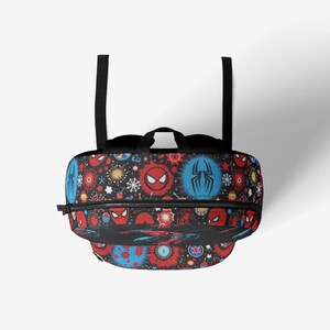 Spiderman gedruckt bunter trendiger Rucksack | Schulanfang Bild 6
