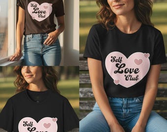 Lässiges T-Shirt | Liebe Tee | Unisex |