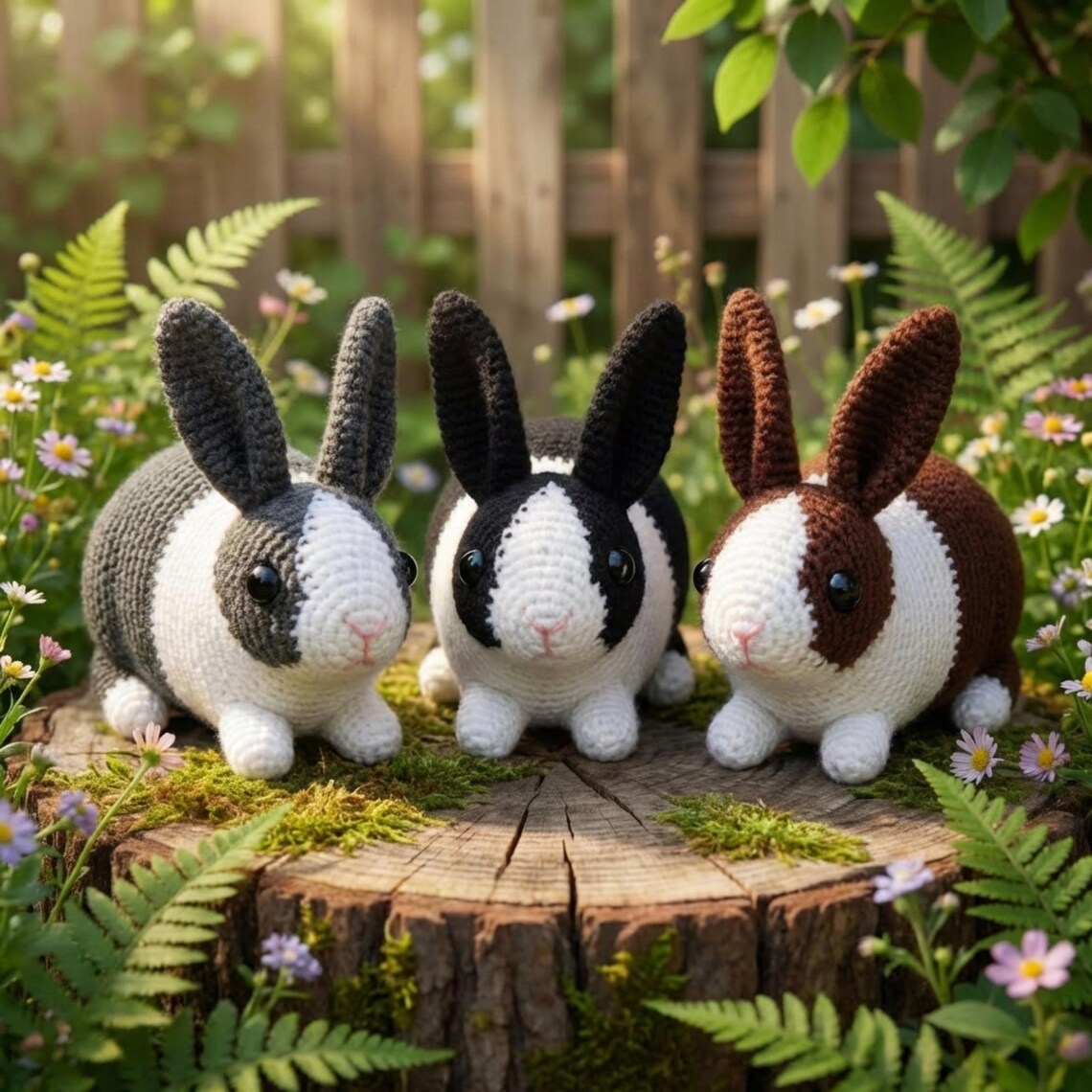 Rustic Rabbit Crochet Realistic Dutch Rabbit Crochet Pattern, Amigurumi Bunny PDF (english ...