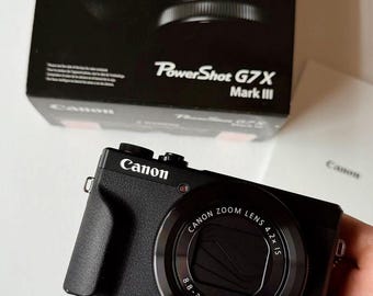 Cámara digital Canon G7X Mark III: cámara compacta para vlogs con video 4K y wifi