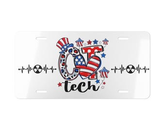 Vaterländischer CT Tech Waschtisch | CAT Scan Tech Waschtisch Teller, Rad Tech Woche Geschenk, Xray Tech Woche Geschenk