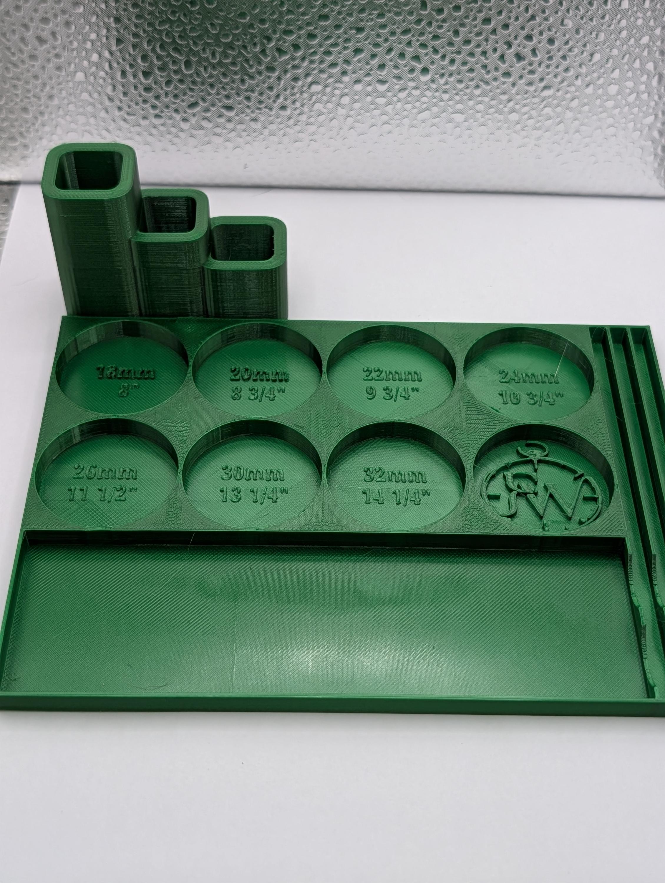 Watchmaker Workstation Tray – Movement Holder System, PETG Bench Organization image 10