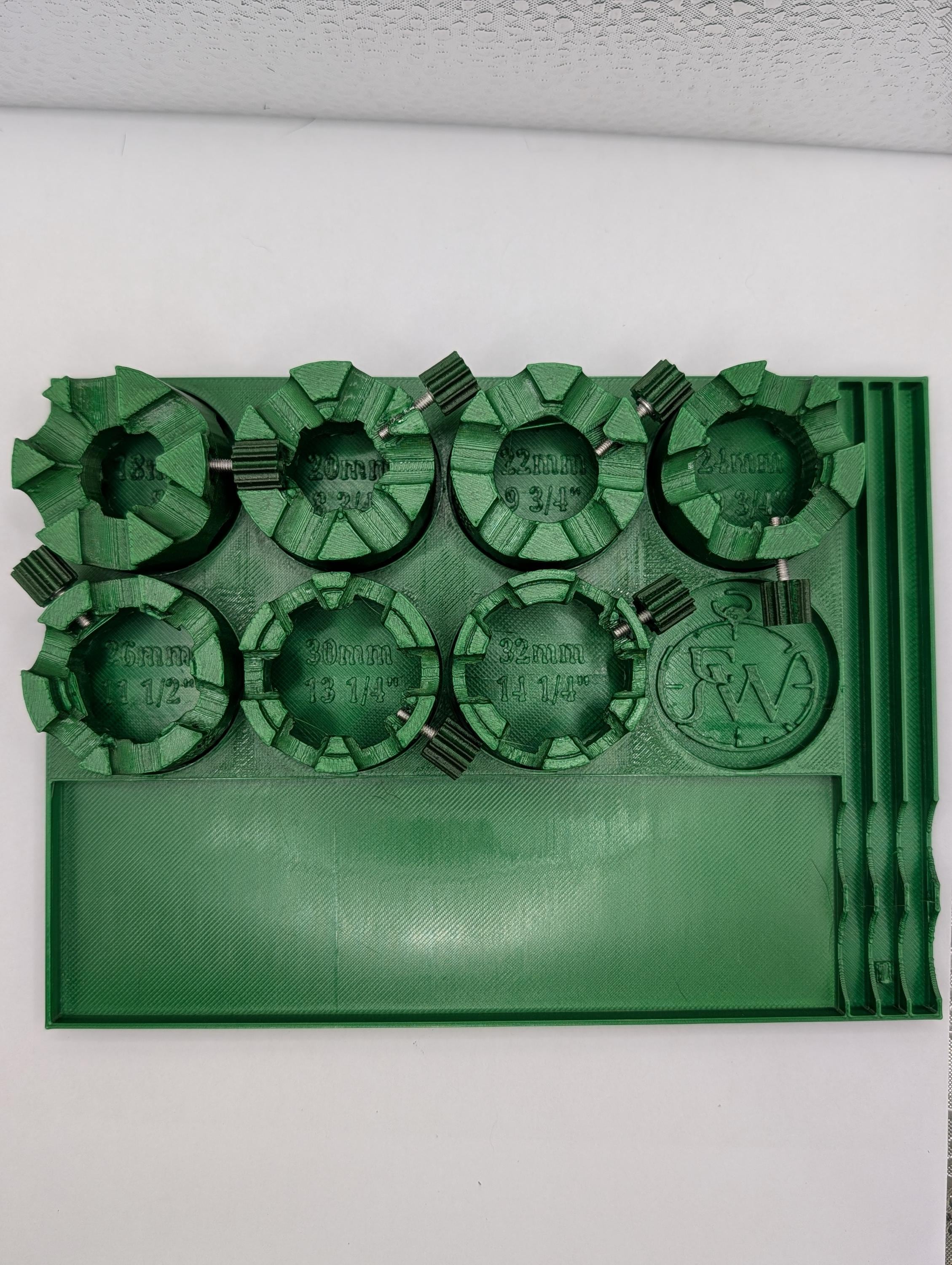 Watchmaker Workstation Tray – Movement Holder System, PETG Bench Organization image 5