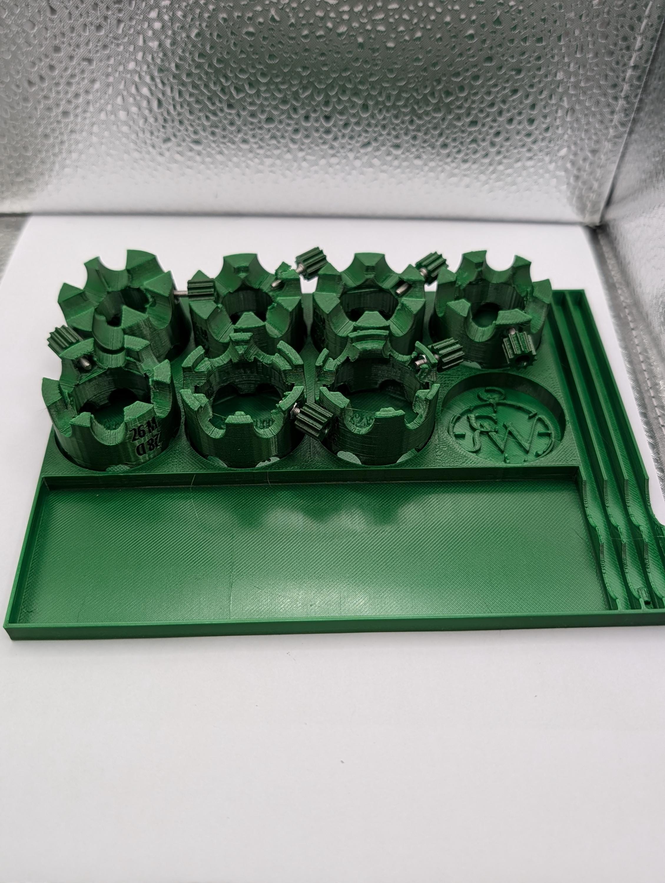 Watchmaker Workstation Tray – Movement Holder System, PETG Bench Organization image 6