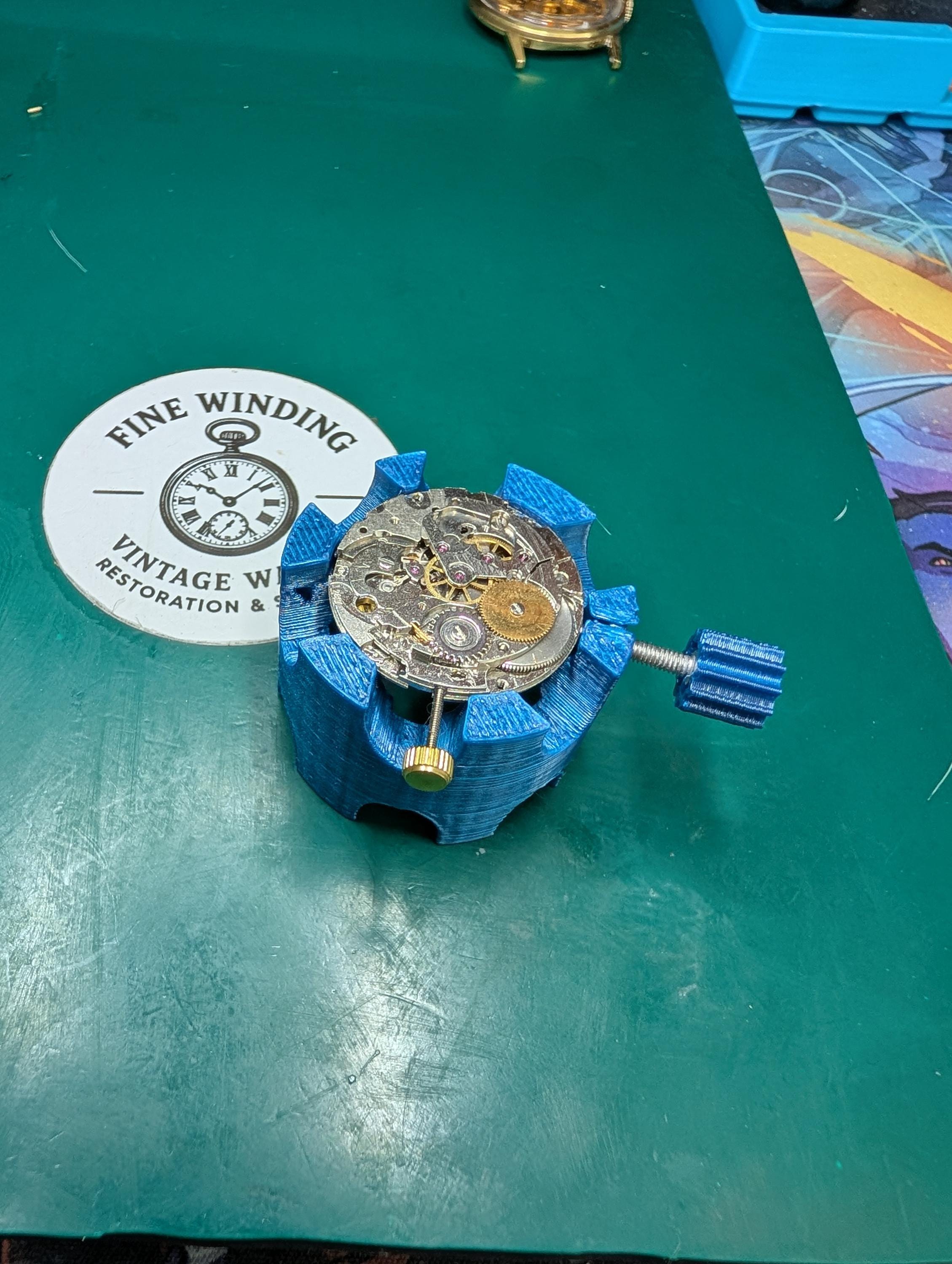 Watchmaker Workstation Tray – Movement Holder System, PETG Bench Organization image 7