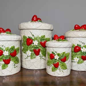 Vintage Sears Kitchen Canisters - Etsy