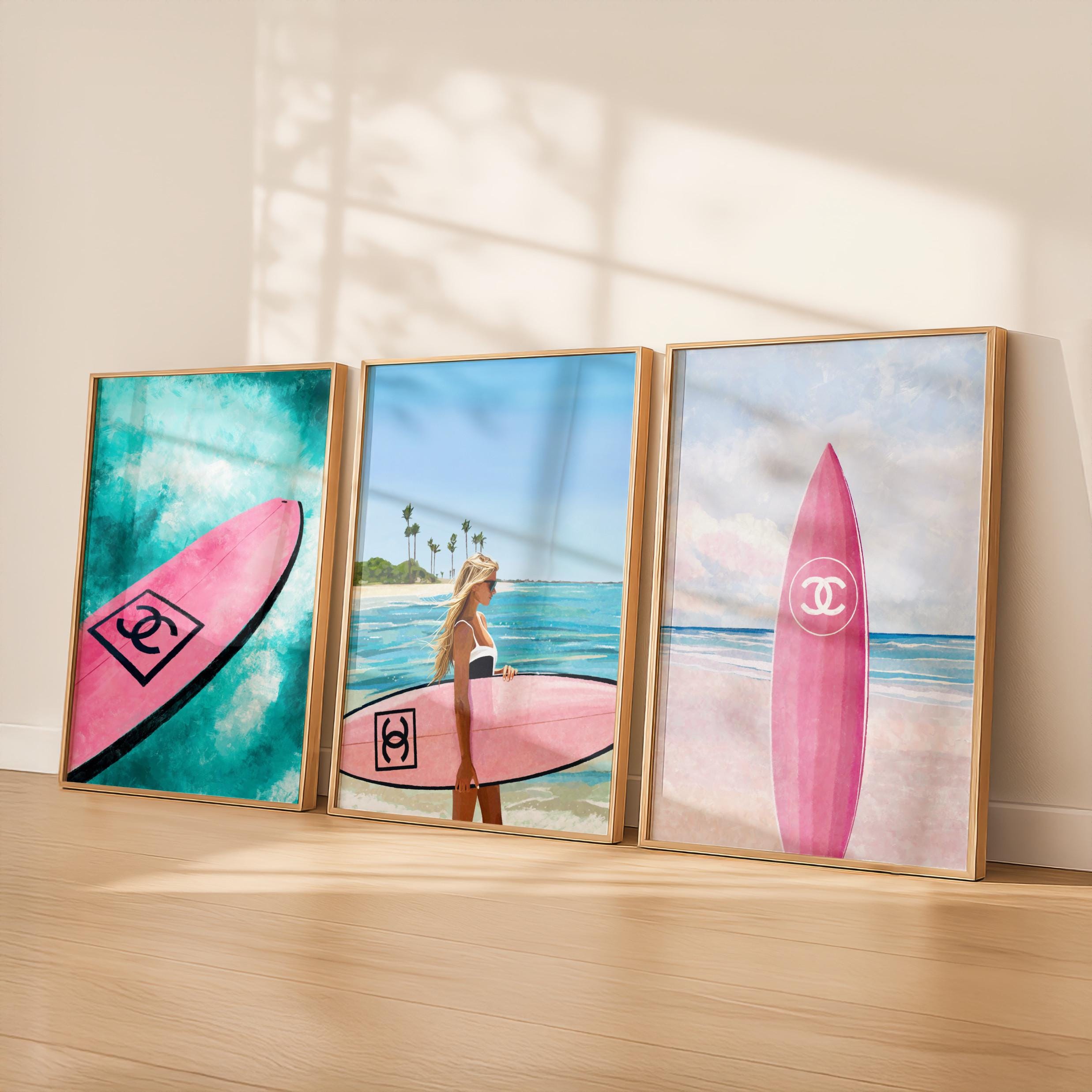 Chanel Surfer Girl Poster - Etsy