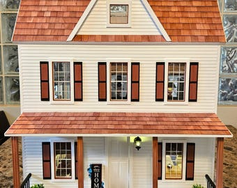 Handmade Custom Vermont Jr Dollhouse 1 12 scale