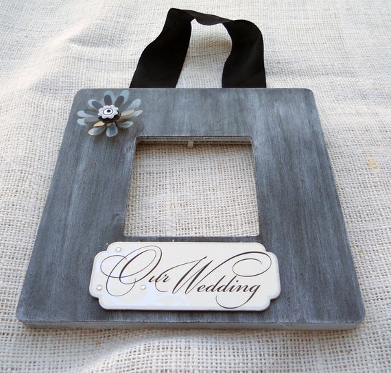 Items similar to Wood Our Wedding Picture Frame on Etsy