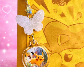 Pikachu Acrylic Keychain | Kawaii Anime Charm | Custom Bag Accessory