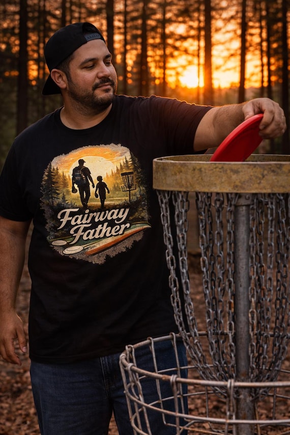 Fairway Father Shirt, Disc Golf Dad Shirt, Father Son Disc Golf Shirt, Disc Golfer Gift, Funny Disc Golf Tee