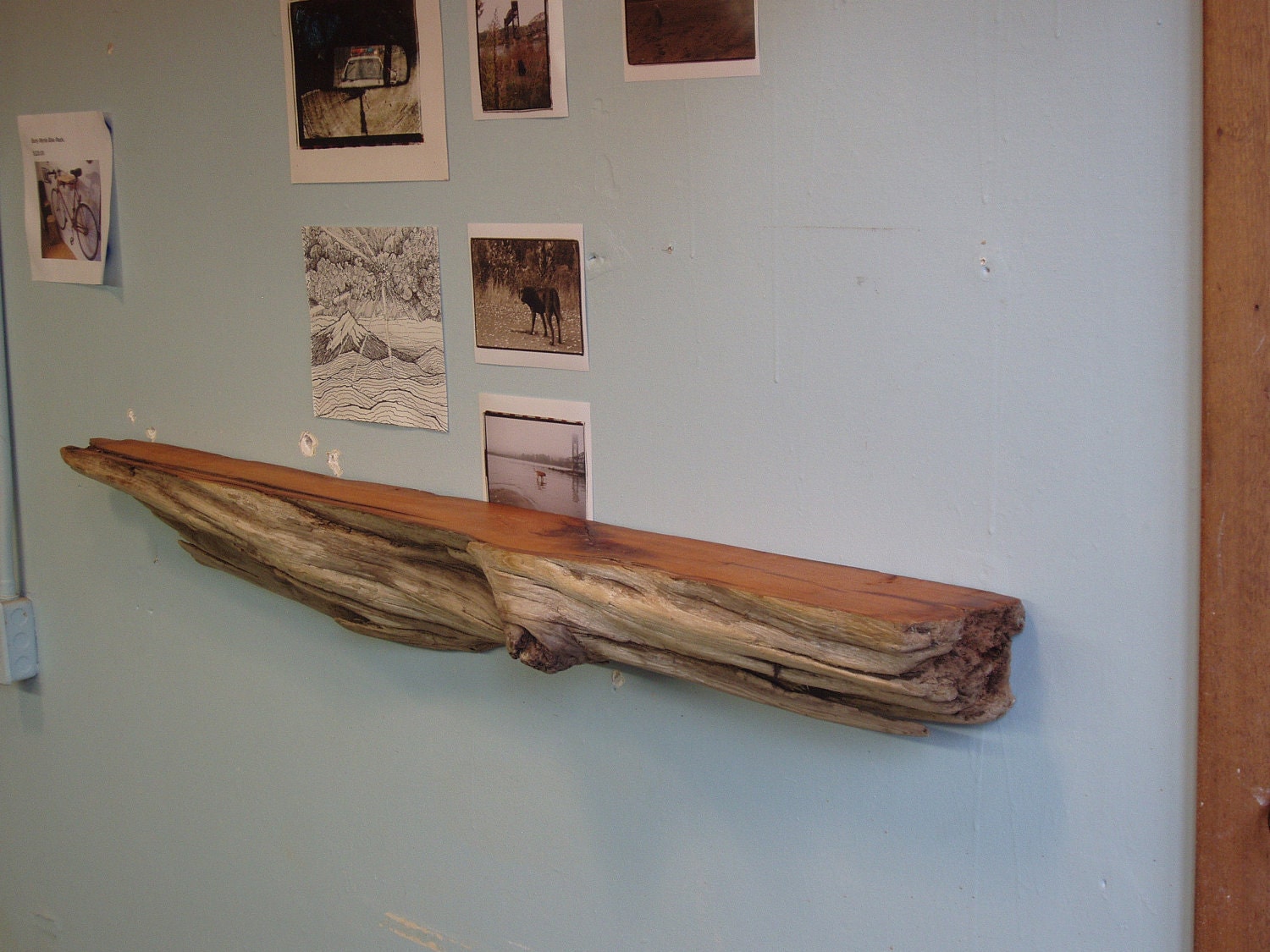 Driftwood Pacific Red Cedar Mantle/Shelf Etsy