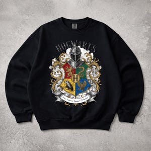 Camiseta de Harry Potter, Sudadera con el escudo de Hogwarts, Camiseta de la Escuela de Magia y Hechicería, Harry Potter