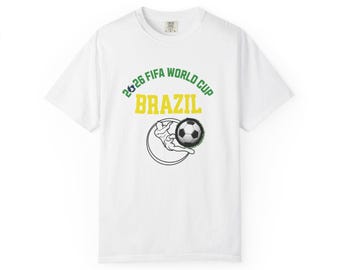 Camiseta con el escudo de la selección brasileña de fútbol para la Copa Mundial de la FIFA 2026 / Camiseta de fútbol de Brasil