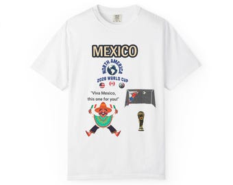 Camiseta de fútbol de México para el Mundial 2022 / Camiseta gráfica Viva México
