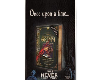 Vintage Printed Advert 1999 Paradox Press The Big Book of Grimm Comic Wall Art