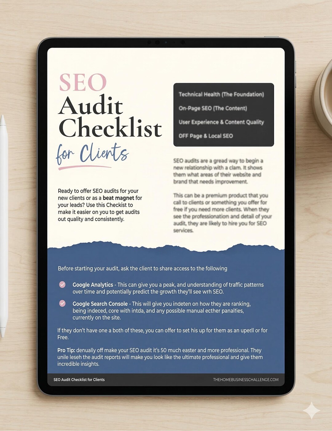 SEO Audit Checklist for Clients, Website Audit Guide for Freelancers ...