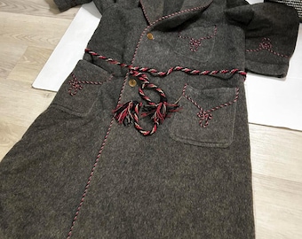 NEUWERTIG Vintage 30er Jahre T. Eaton Co. Wool Dressing Jacket