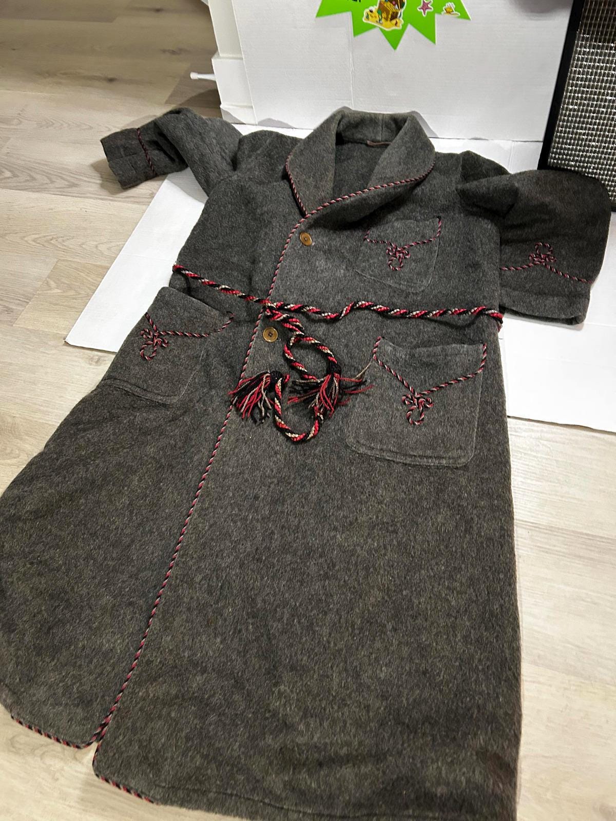 Wool Dressing Gown Vintage - Etsy Wool Dressing Gown Vintage - Etsy