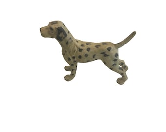 Vintage Dalmatian Dog Figurine Spotted Puppy Statue Collectible Home Decor