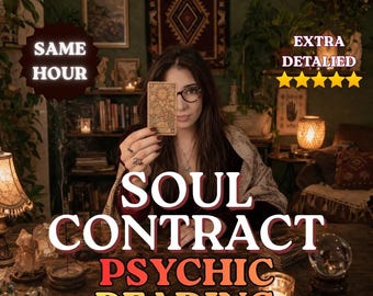 Same Hour Seelenvertrag Reading Personalisierte Spirituelle Lesung Frühere Leben Karma Lebenszweck Intuitive Psychische Legung