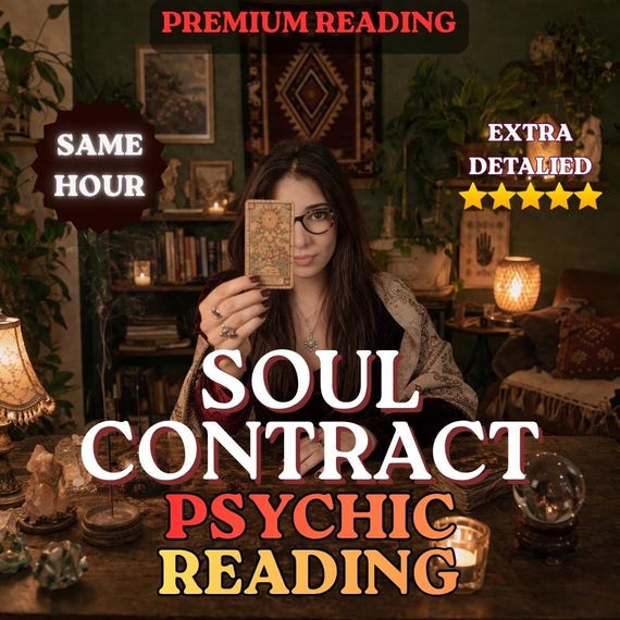 Same Hour Soul Contract Reading Personalized Spiritual Reading Past Life Karma Life Purpose Intuitive Psychic Reading