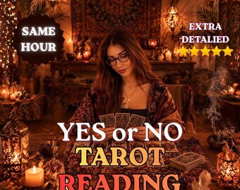 Gleiche Stunde Ja oder Nein Tarot-Lesung, Genaue psychische Antworten, Liebeskarriere-Fragen, Sofortige Einsicht, Ehrliche Intuitive Anleitung