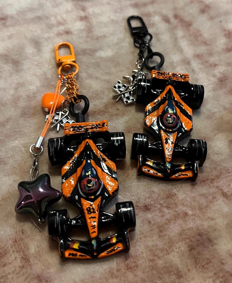F1 Personalised Car and Driver Keychains - Etsy Australia