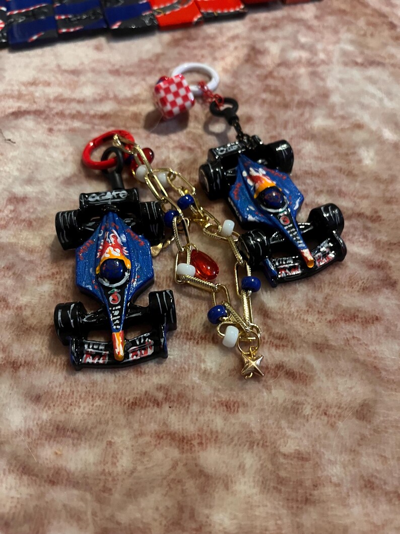 F1 Personalised Car and Driver Keychains - Etsy Australia