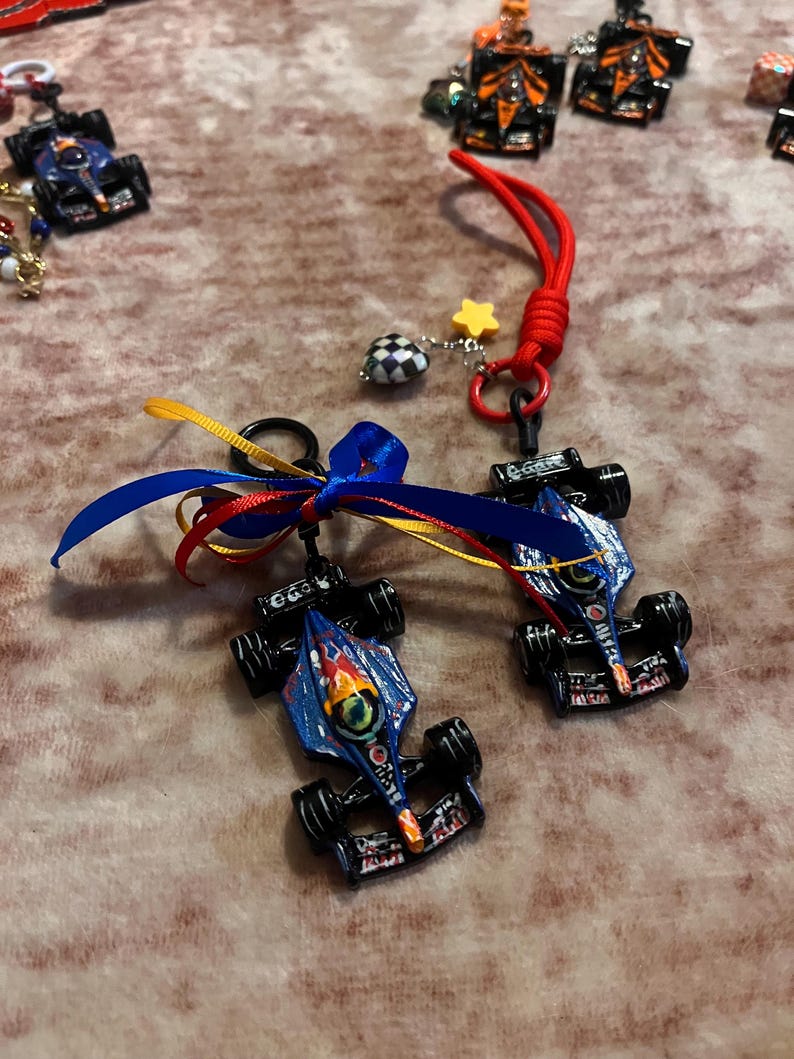 F1 Personalised Car and Driver Keychains - Etsy Australia