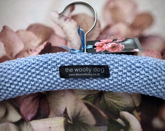 Children's Hand Knitted Pure Wool Padded Hanger, Baby Shower Gift, Newborn Present, Photo Prop, UK Seller