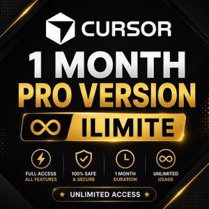 Cursor Pro 1 Month Unlimited Access | Premium AI Coding Assistant