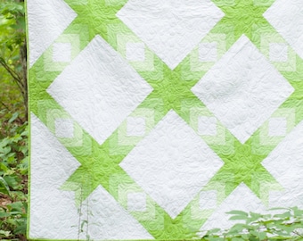 Burst | Solid Ombre Quilt | Instant download PDF Quilt Pattern