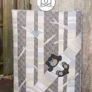 Baby Quilt Timber Instant download PDF Quilt Pattern Baby Bear Quilt image 3