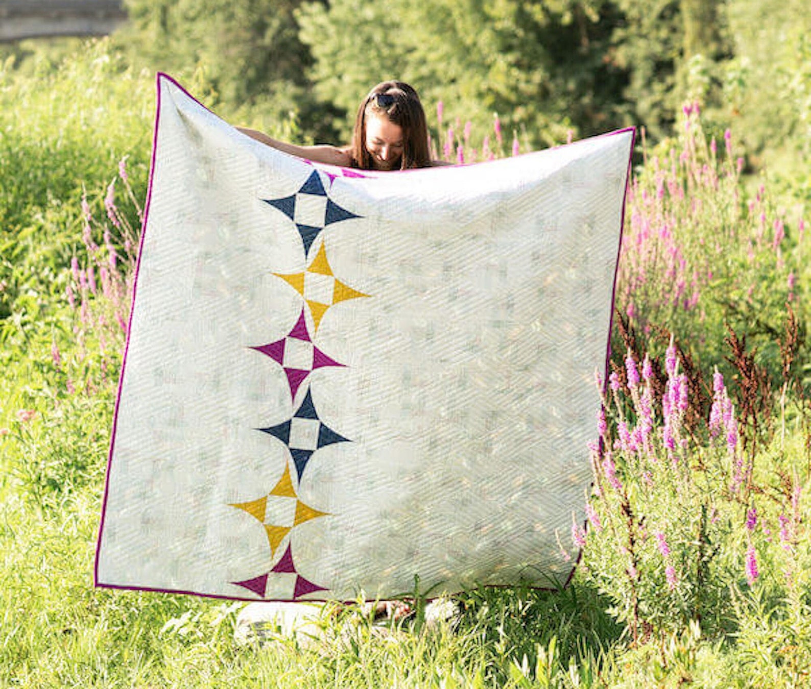Starline Curved Quilt Instant Download PDF Quilt Pattern Etsy