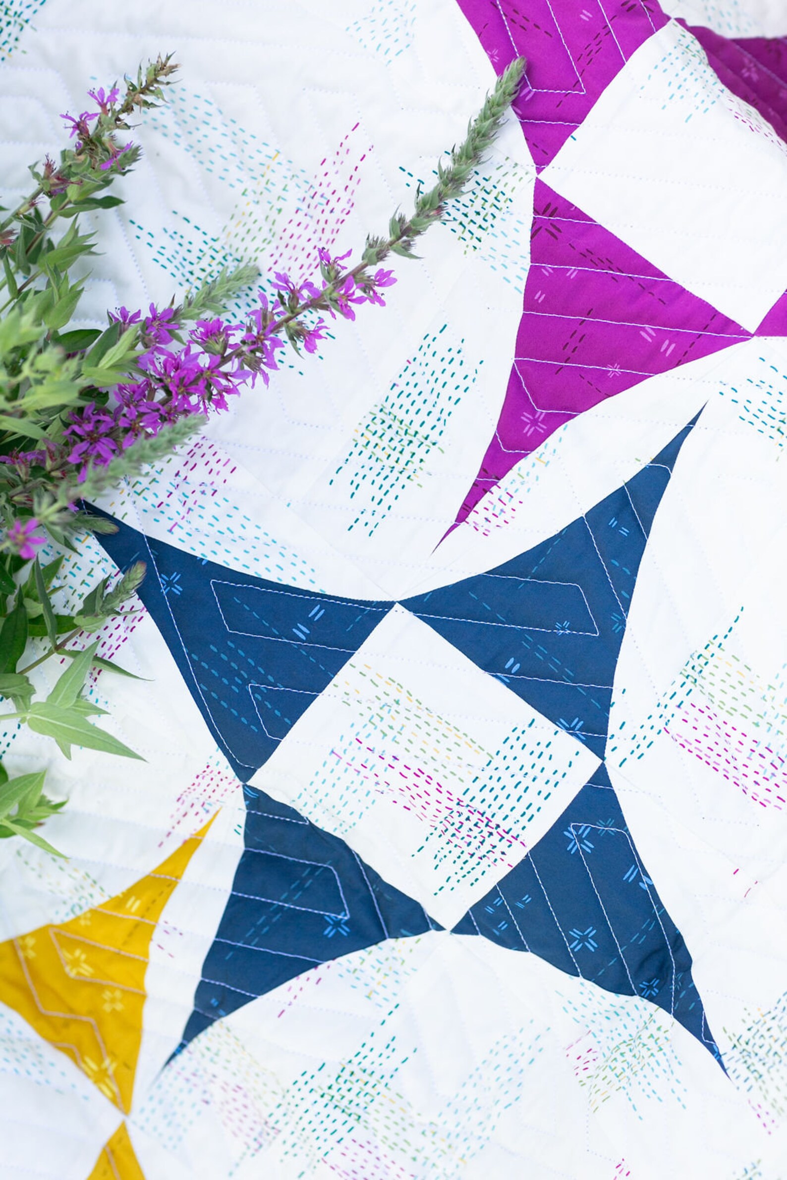Starline Curved Quilt Instant Download PDF Quilt Pattern Etsy