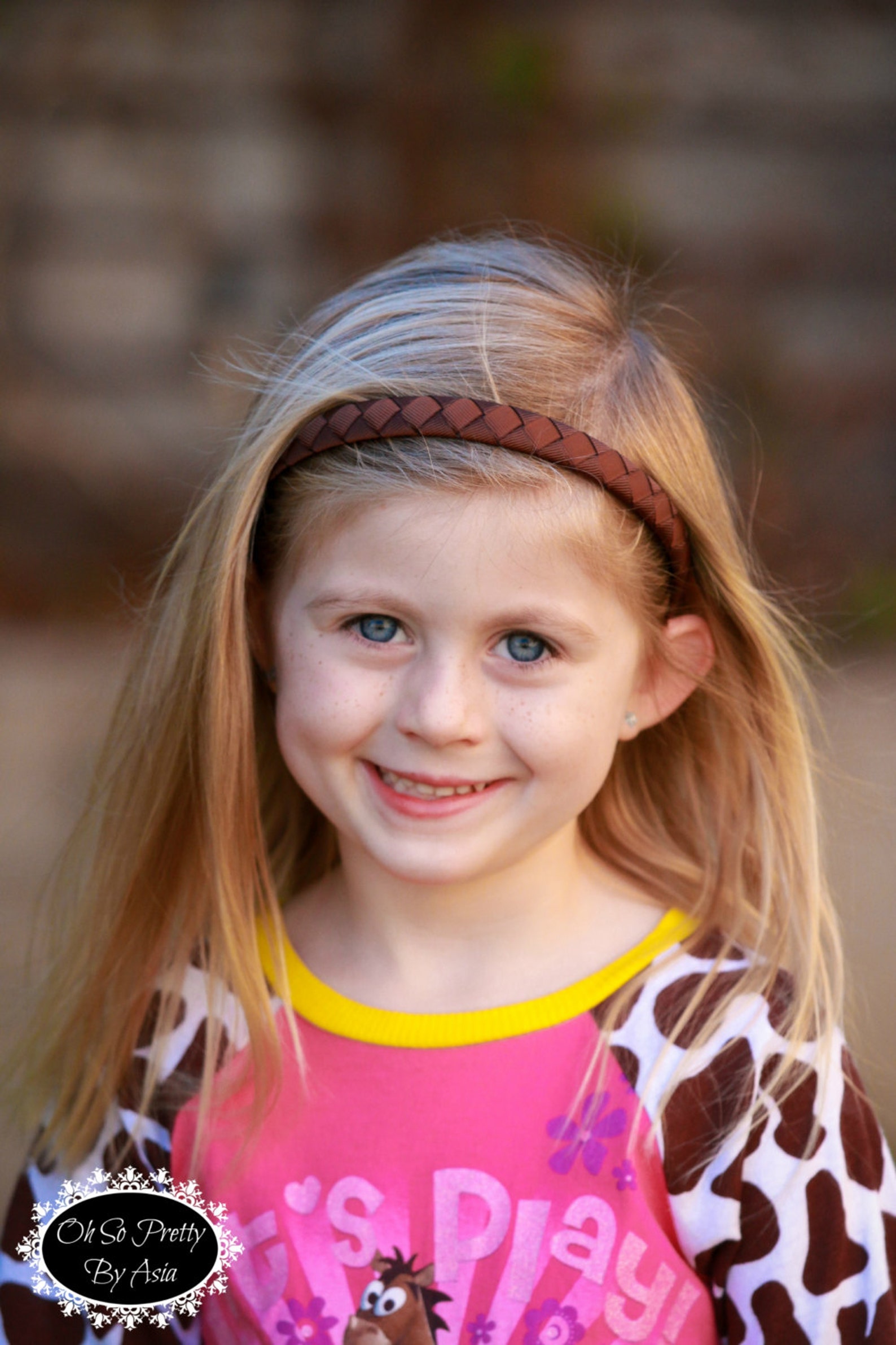 Brown Headband Dark Brown Headband Hard Headband Plastic Etsy