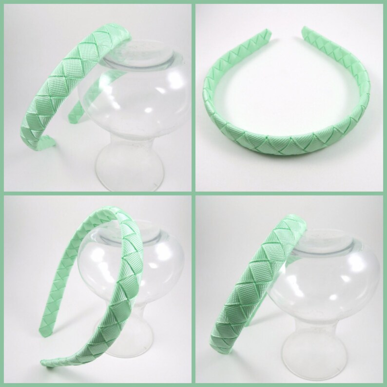 Mint Green Headband Light Green Headband Green Headband Etsy