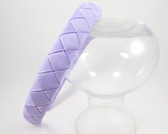 Lavender Headband, Light Purple Headband, Orchid Headband, Woven Braided Headband, Purple Hair Accessory, Toddler Teenager Girls Headband