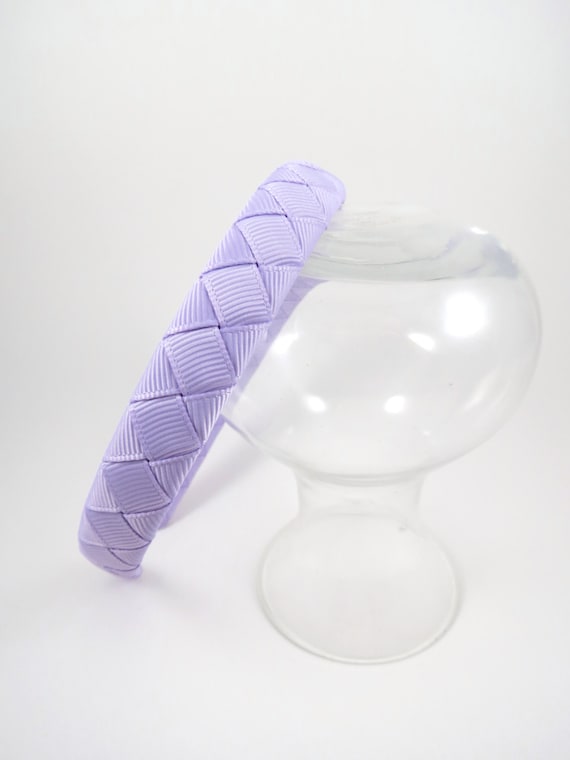 Lavender Headband, Light Purple Headband, Orchid Headband, Woven Braided Headband, Purple Hair Accessory, Toddler Teenager Girls Headband