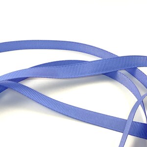 Iris Purple Grosgrain Ribbon - 3/8&quot;, 7/8&quot; and 1 1/2&quot; Ribbon - You Choose Length and Width, Hair Bow Supply, Sewing, Craft Supply, Weaving