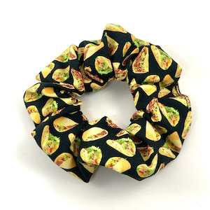 Taco Hair Scrunchy: Fun Mexican Food Accessory, Taco Tuesday