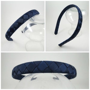 Head Ribbons For Girls  Dark Blue. main image 1