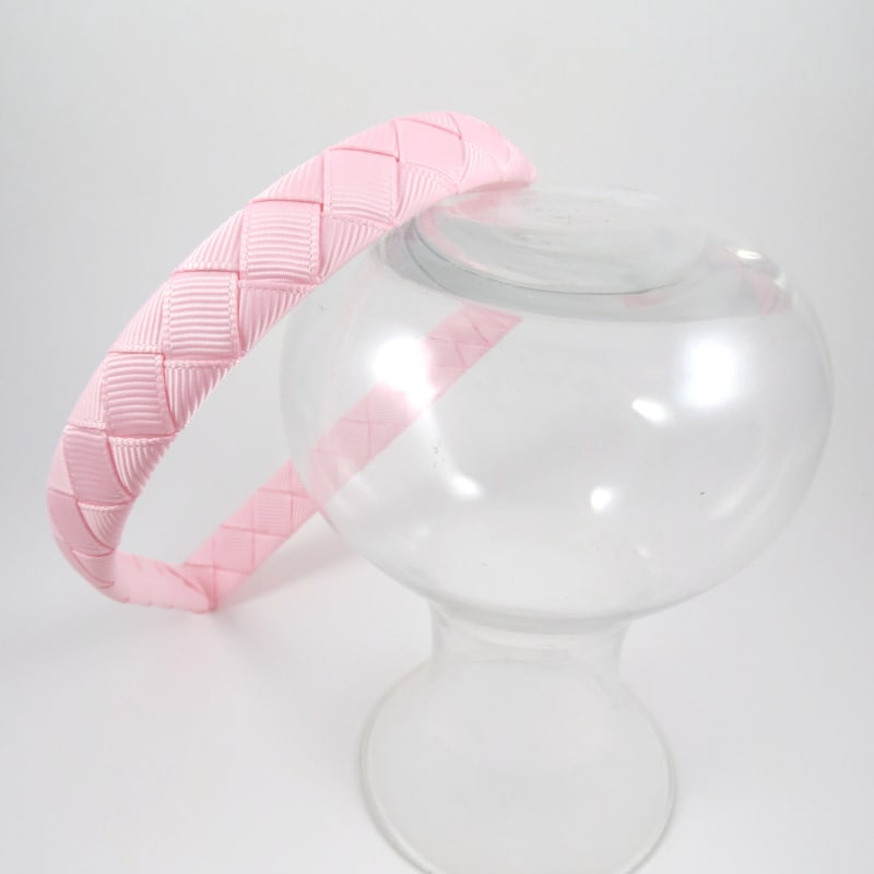 Christmas Tree Ribbon Headband - Pink main image 1