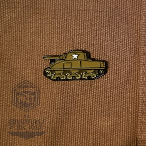 Sherman Tank WWII pin