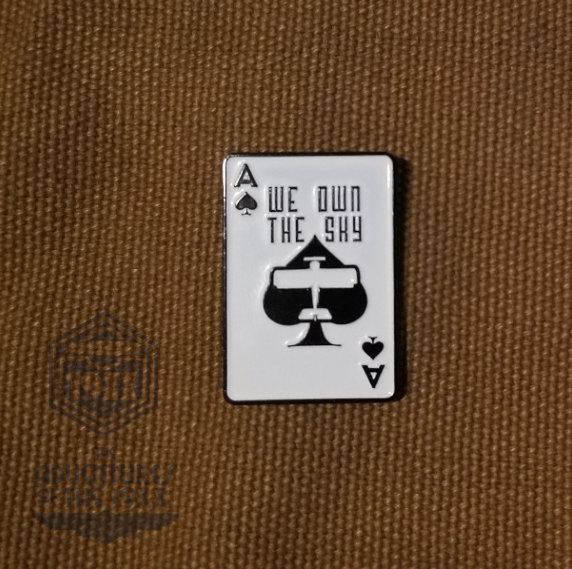 Ace of Spades Airplane Pin We Own the Sky Etsy