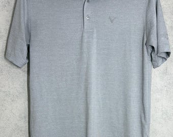 Callaway Polo Shirt Mens Small Stripes Casual Outdoors Golf Pro Clubhouse Wear