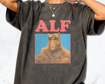 Sudadera ALF / Ropa rockera unisex / Sudadera de serie de televisión / Sudadera de forma de vida alienígena / Camiseta de muñeco Alf / Merchandising de ALF / Camiseta de estilo retro